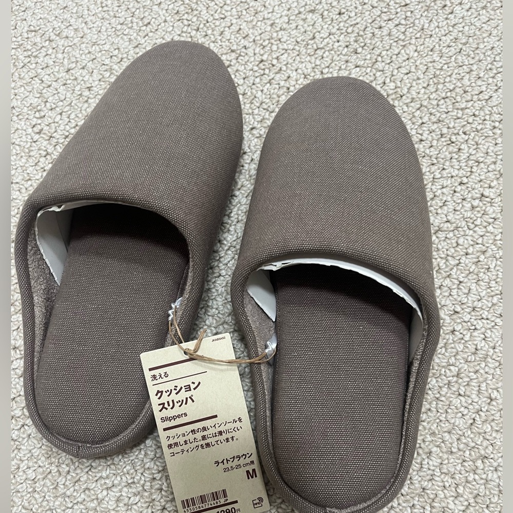 Muji slippers purchased in Japan - brand new